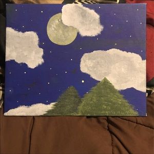 Original Night Sky Painting